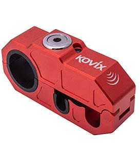 Kovix KHL Brake Lever Lock With Alarm (with warning light) Red Color