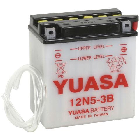 YUASA 12N5-3B open without acid