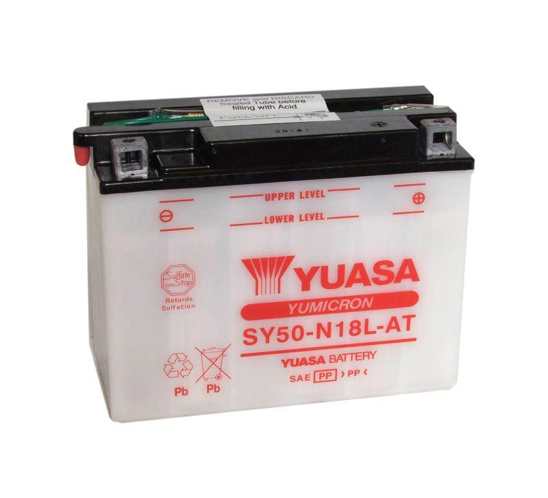 YUASA SY50-N18L-AT open without acid