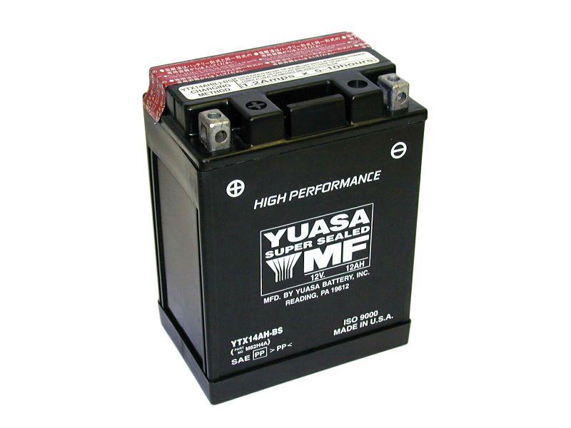 YUASA YTX14AH-BS AGM open with acid pack HP