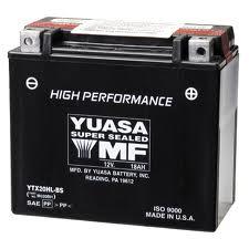 YUASA YTX20HL-BS AGM open with acid pack HP