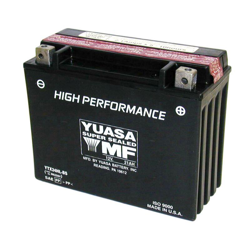 YUASA YTX24HL-BS AGM open with acid pack HP