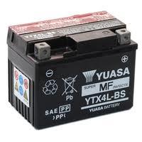YUASA YTX4L-BS AGM open with acid pack