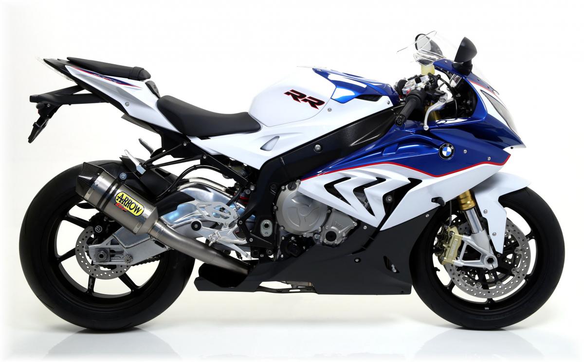 BMW S 1000 RR'15 COMPETITION FULL SYSTEM HIGH VERSION WITH STEEL COLLECTORS AND LINK PIPE AND TITANIUM RACE-TECH SILEN.