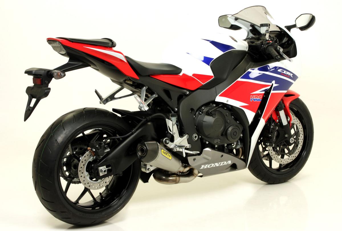 HONDA CBR 1000 RR HOMOLOGATED NICHROM X-KONE SILENCER WITH CARBON END CAP FOR ARROW LINK PIPE