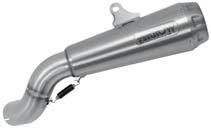 KAWASAKI Z 900 '17 HOMOLOGATED NICHROM PRO-RACE SILENCER WITH STAINLESS STEEL LINK PIPE FOR ORIGINAL AND ARROW COLLEC.