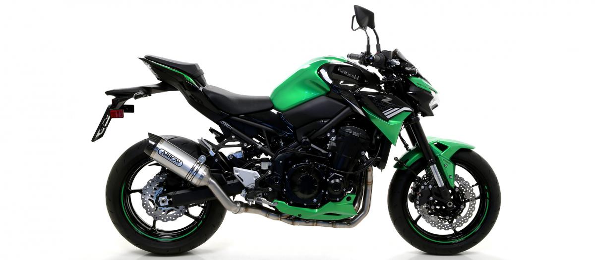 KAWASAKI Z900 2020 HOMOLOGATED THUNDER ALU. EXH. WITH WEDLED LINKPIPE AND CARBY ENDCAP FOR ORIGINAL OR ARROW COLLECTORS