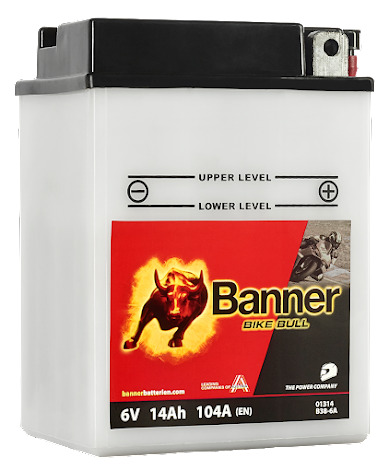 Banner Mc Batteri B38-6A  6V 14Ah