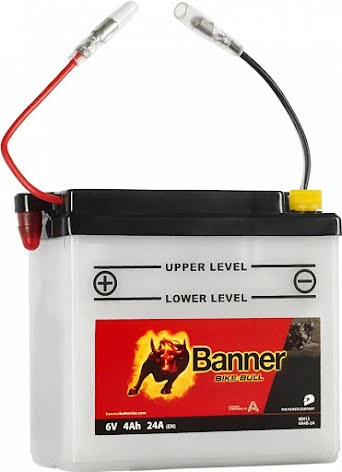 Banner Mc Batteri 6N4B-2A  6V 4Ah