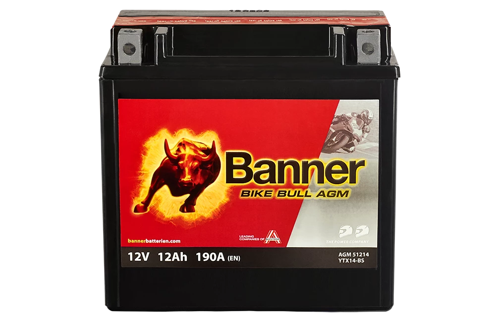 Banner Mc Batteri  AGM YTX14-BS 12V 12Ah