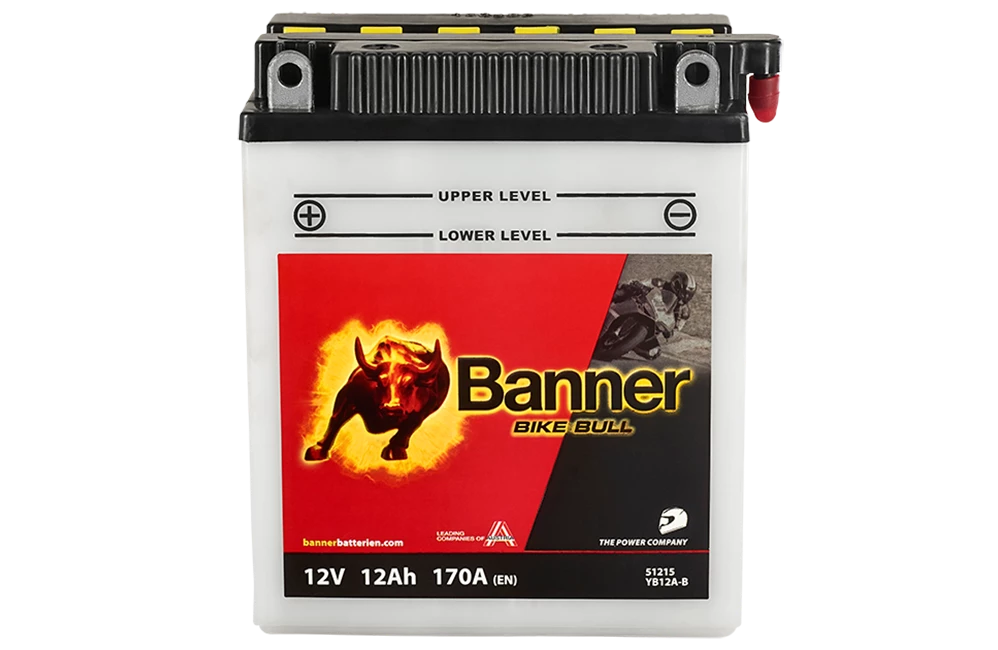 Banner Mc Batteri YB12A-B  12V 12Ah