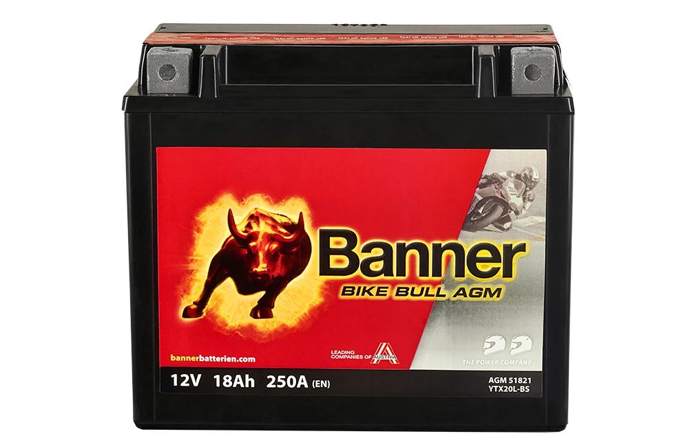 Banner Mc Batteri  AGM YTX20L-BS 12V 18Ah