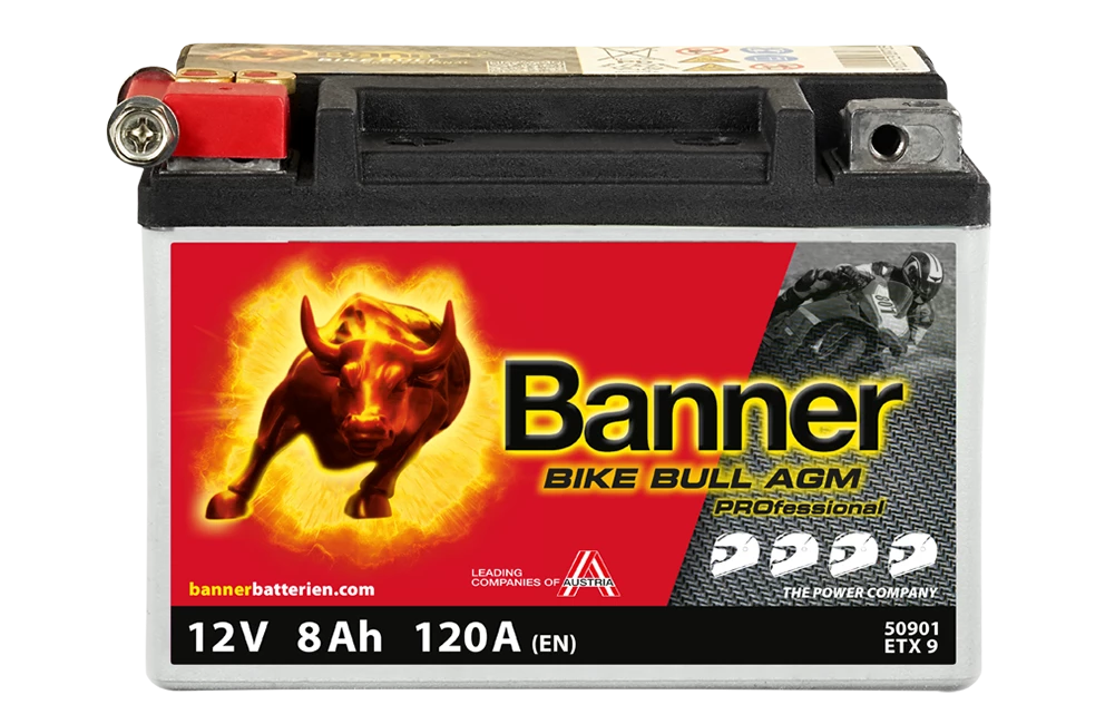 Banner Bike Bull AGM PRO ETX 9 12V 8Ah
