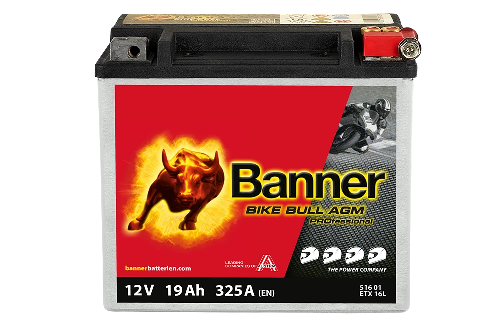 Banner Bike Bull AGM PRO ETX 16L 12V 19Ah