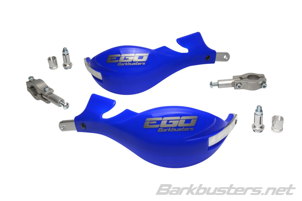 Barkbusters EGO Mini Handguard (Straight 22mm) - BLUE