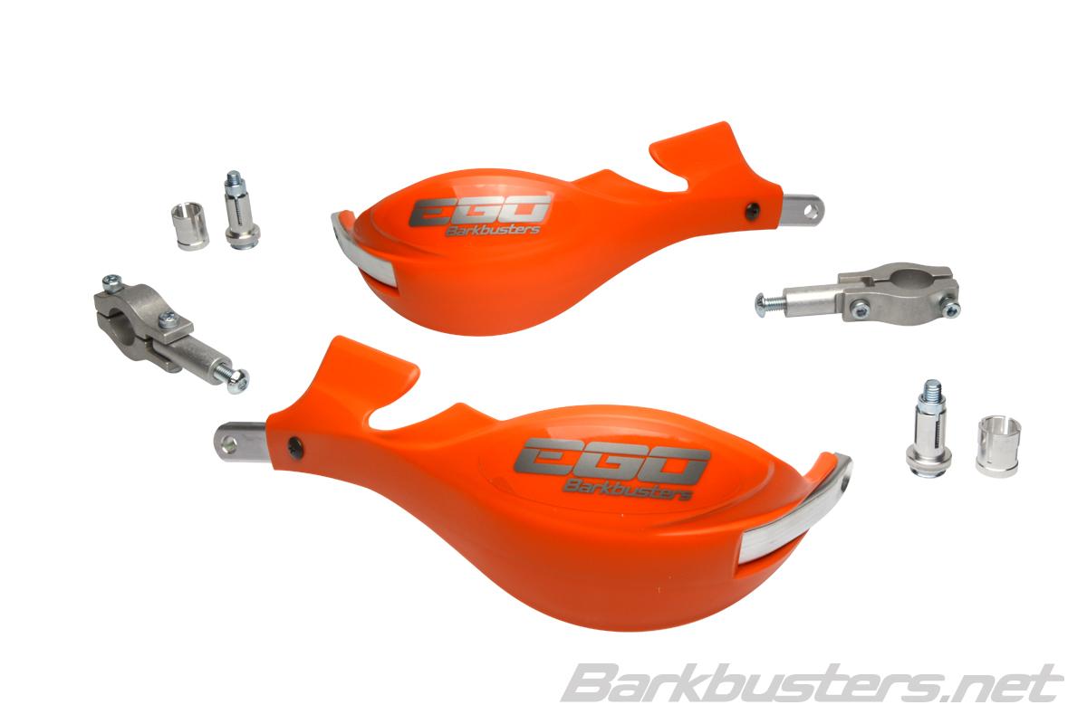 Barkbusters EGO Mini Handguard (Straight 22mm) - ORANGE