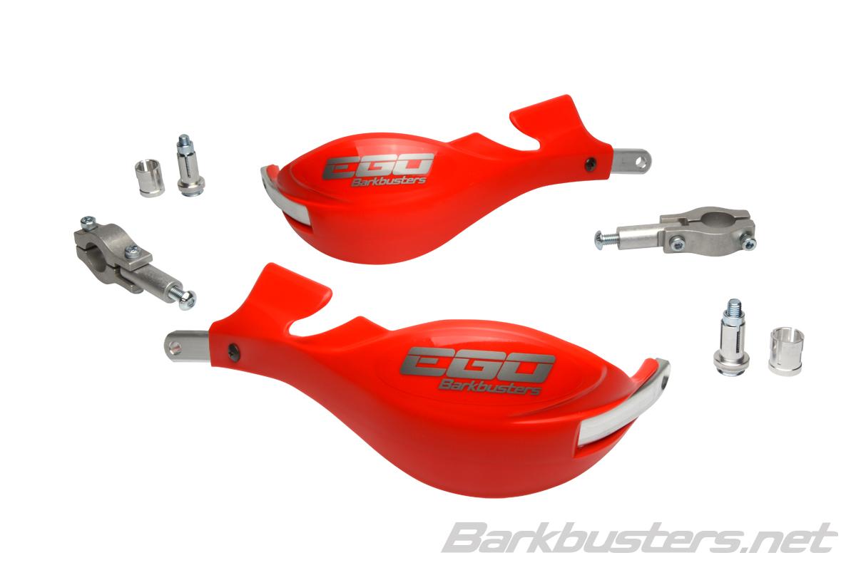 Barkbusters EGO Mini Handguard (Straight 22mm) - RED
