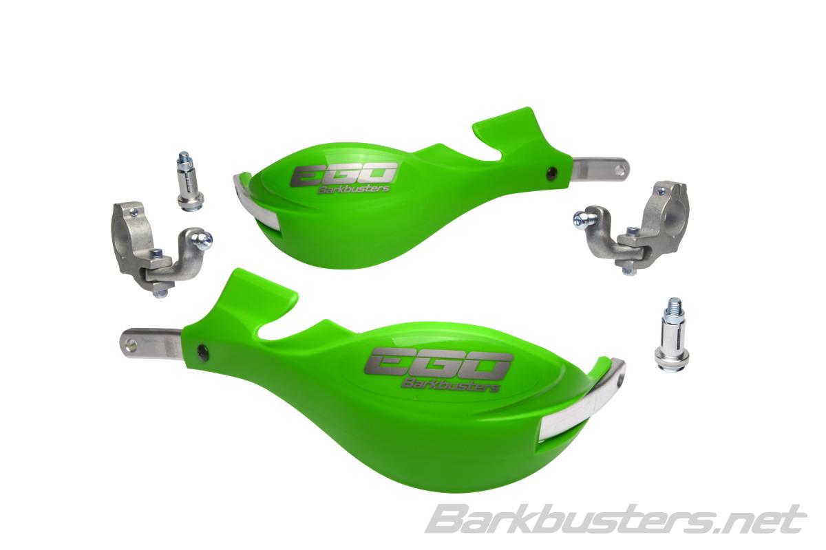 Barkbusters EGO Handguard - Two Point Mount (Tapered) - GREEN