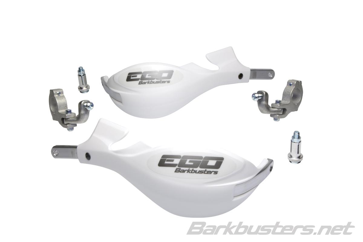 Barkbusters EGO Handguard - Two Point Mount (Tapered) - WHITE