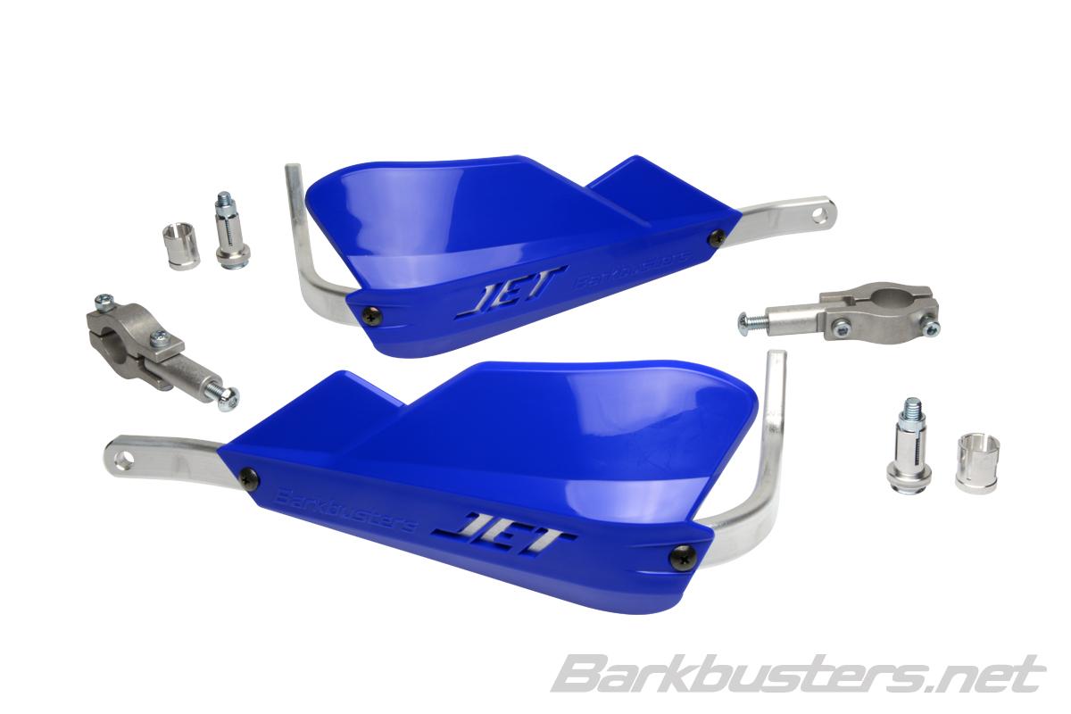 Barkbusters JET Handguard - Two Point Mount (Straight 22mm) - BLUE