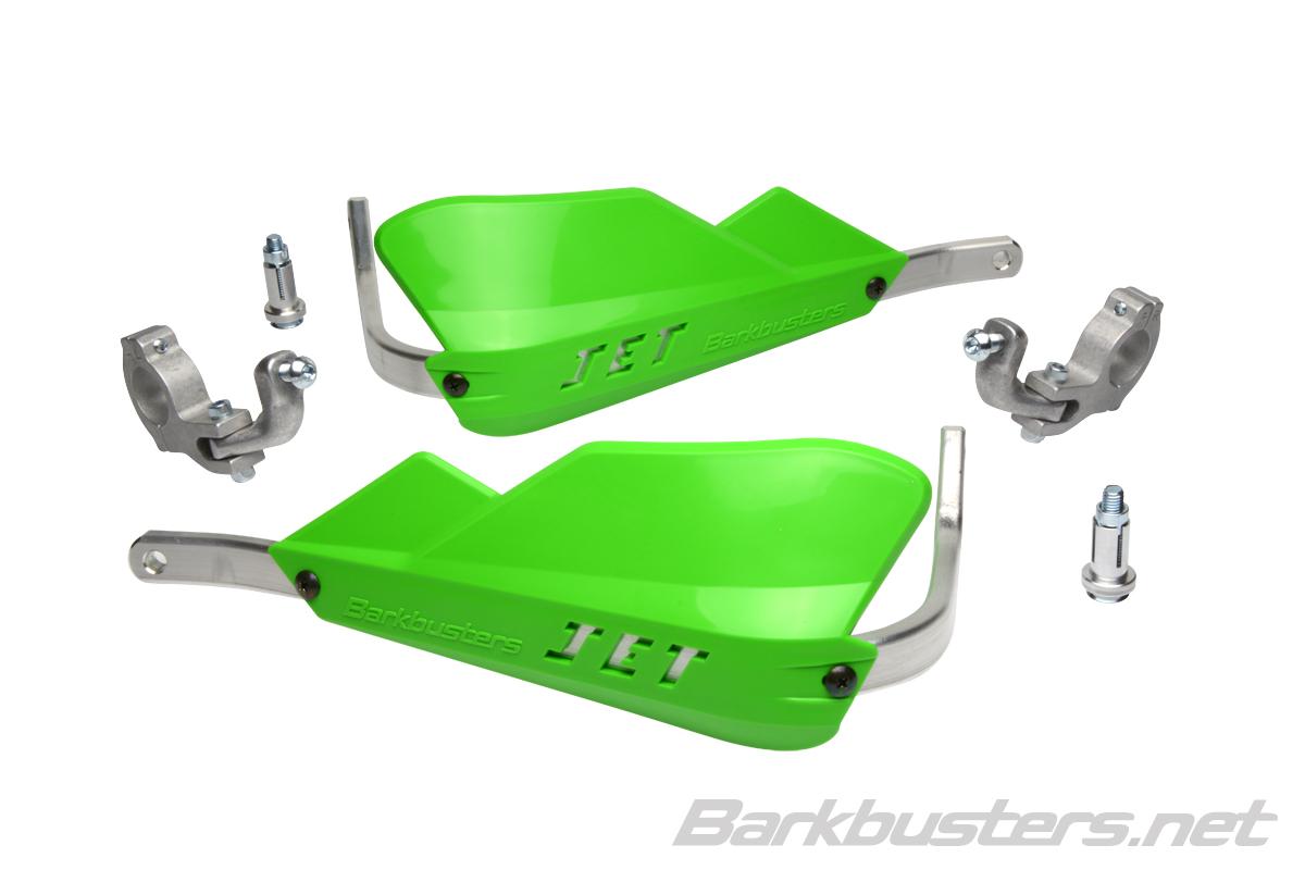 Barkbusters JET Handguard - Two Point Mount (Tapered) - GREEN