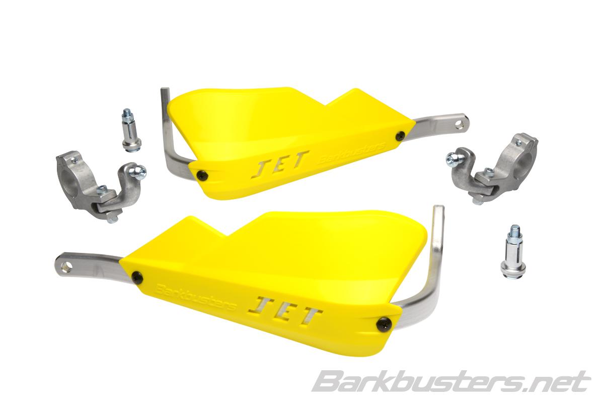 Barkbusters JET Handguard - Two Point Mount (Tapered) - YELLOW