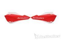 Barkbusters SABRE MX/Enduro Handguard - RED (with deflectors in WHITE)
