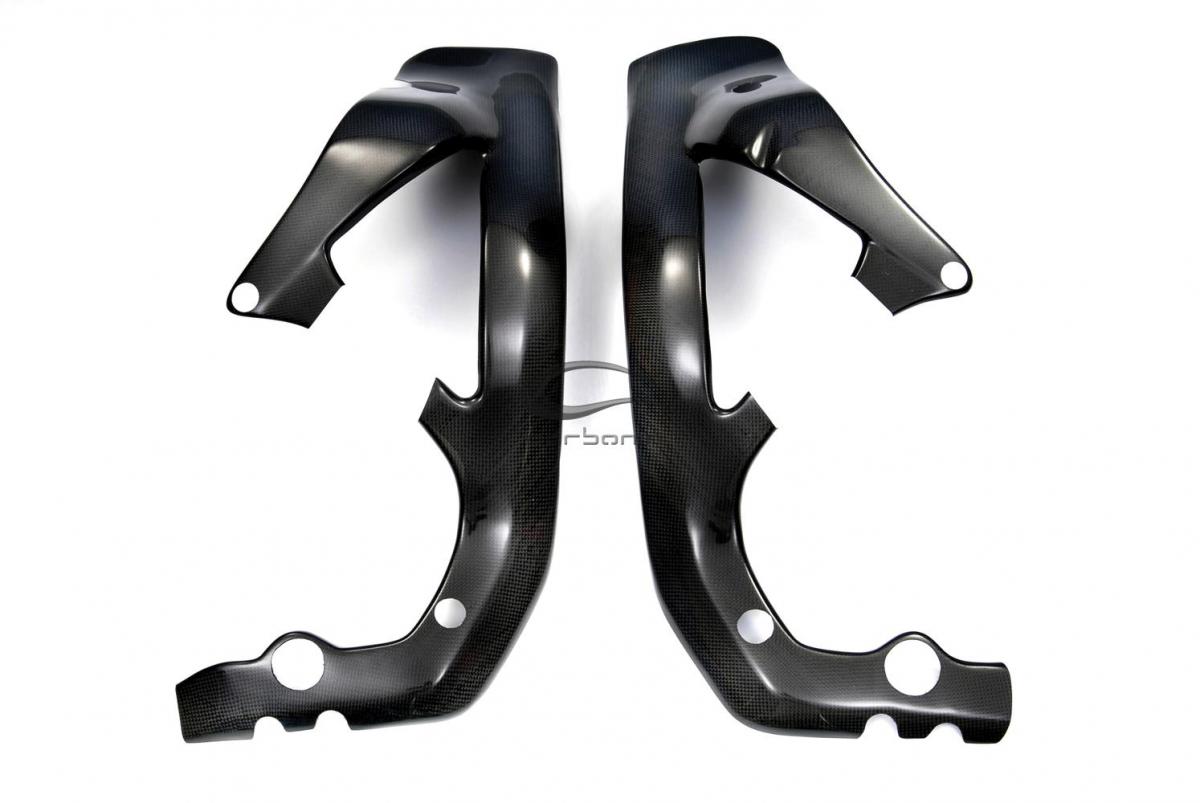 Honda CBR1000RR 2004 - 2007 frame protectors (silicon fitting) Carbon Fiber