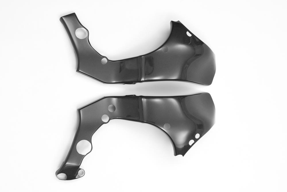 Kawasaki ZX-10R 2011 - 2015 frame protectors (silicon fitting) Carbon Fiber