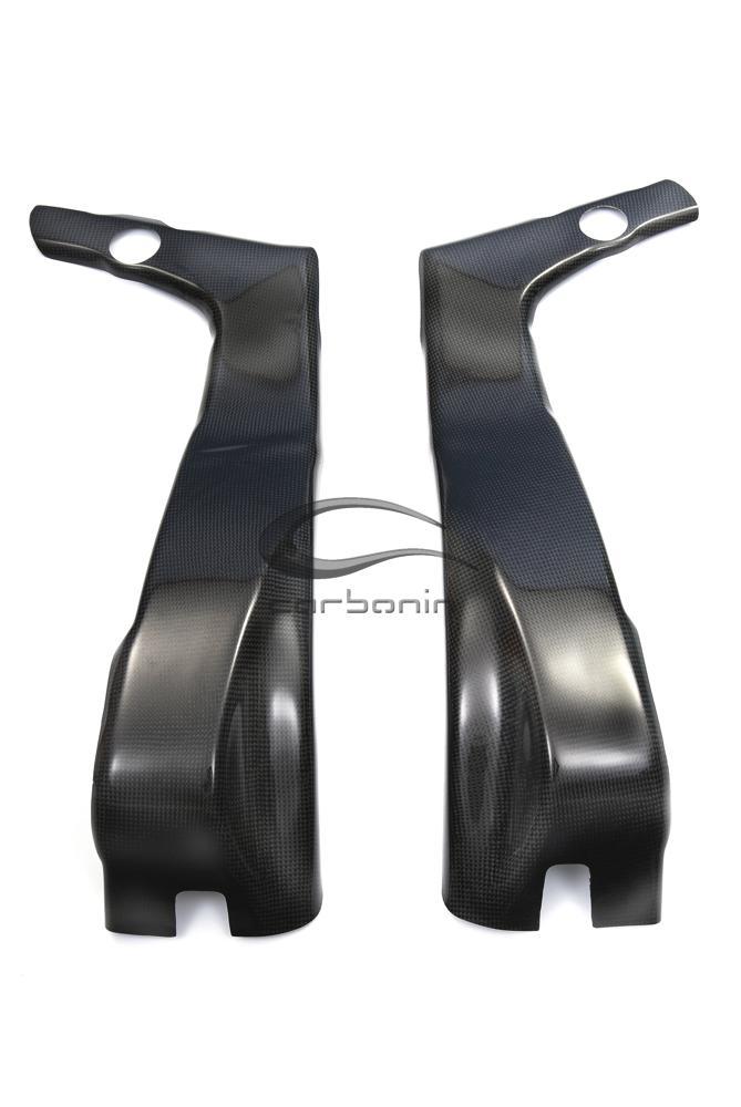 Kawasaki ZX-6R 2005 - 2006 frame protectors (silicon fitting) Carbon Fiber