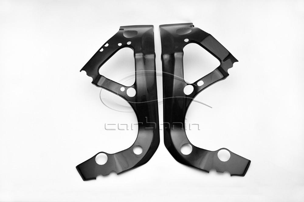 Suzuki GSX-R600/750 2011 - 2018 frame protectors (silicon fitting) Carbon Fiber