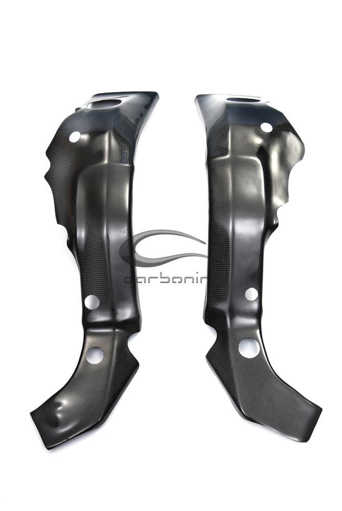 Suzuki GSX-R1000 2005 - 2006 frame protectors (silicon fitting) Carbon Fiber