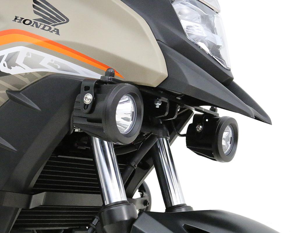 Denali Auxiliary Light Mounting Brackets for Honda CB500X 13-20