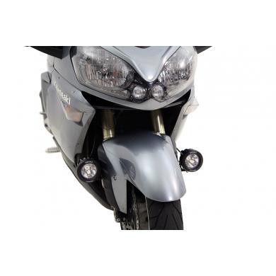 Denali Auxilary Light Mounting Brackets for Kawasaki Concours 1400 & GTR1400 08-20