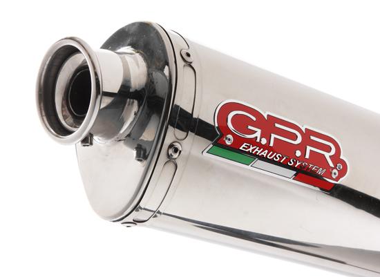 GPR Exhaust System Aprilia Etv Caponord 1000 Rally 2001/07 Pair Homologated slip-on exhaust Trioval