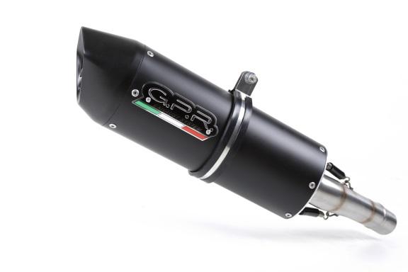 GPR Exhaust System Bmw R 1200 Gs 2004/09 Homologated slip-on exhaust Furore Nero