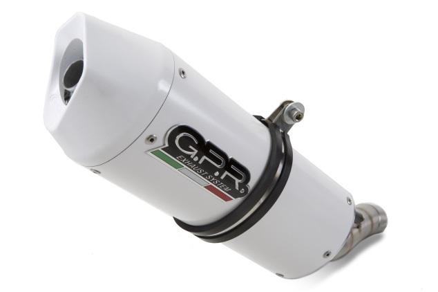GPR Exhaust System Bmw F 700 Gs 2011 - 2015 Homologated slip-on exhaust Albus Ceramic