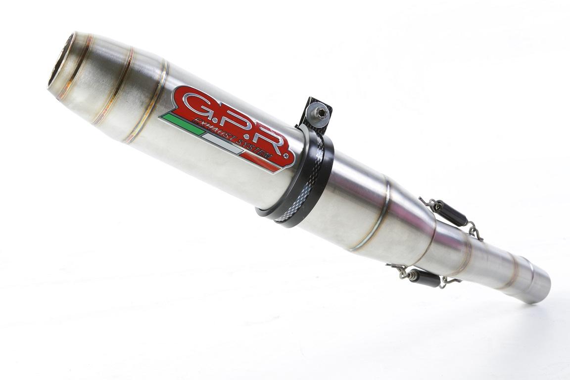 GPR Exhaust System Bmw S 1000 R 2014- 2016 Homologated slip-on exhaust Deeptone Inox