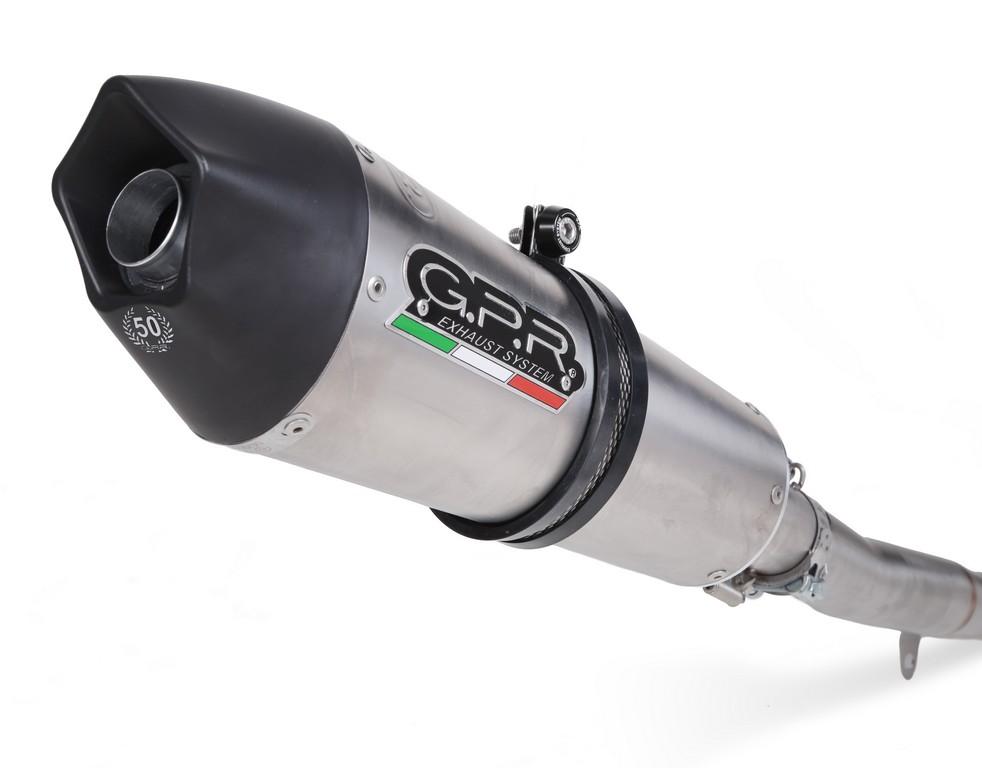 GPR Exhaust System Suzuki Sv 650 - S 1999-2002 Homologated silencer with mid-full line Gpe Ann. Titaium