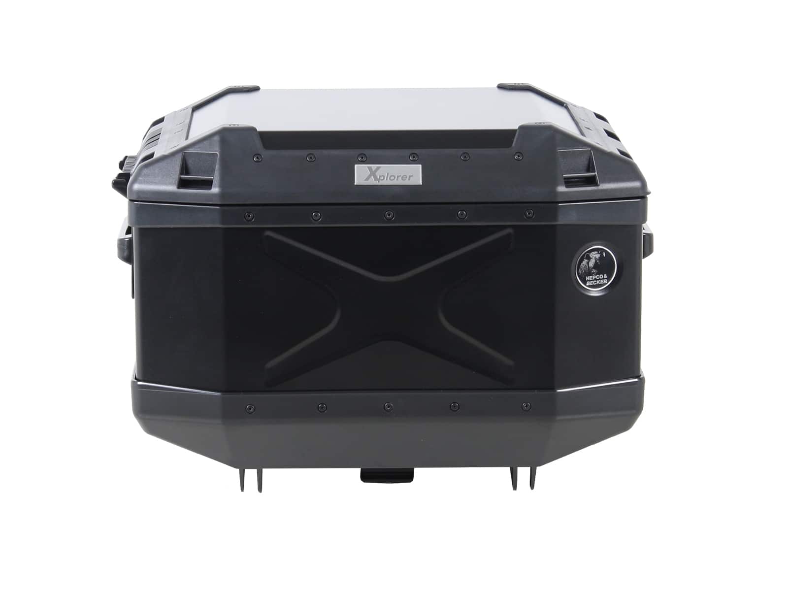 Alu-Topcase Xplorer 45 black aluminium top box black