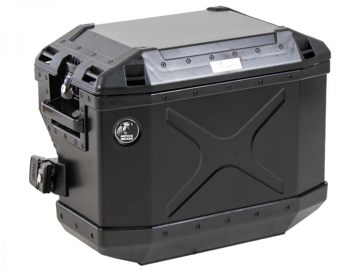 Alu-Case Xplorer 37 right aluminium box cutout right side black