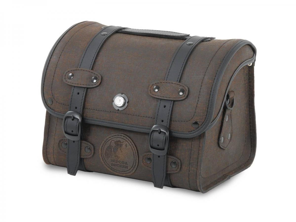 Smallbag Rugged leather handbag rugged Brown