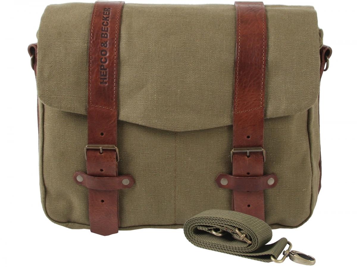 Legacy Courier Bag L C-Bow soft bags green