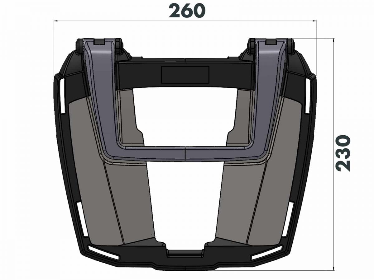 Easyrack-Metal Carrier For Tc BMW K 1300 S (2009-2016) black