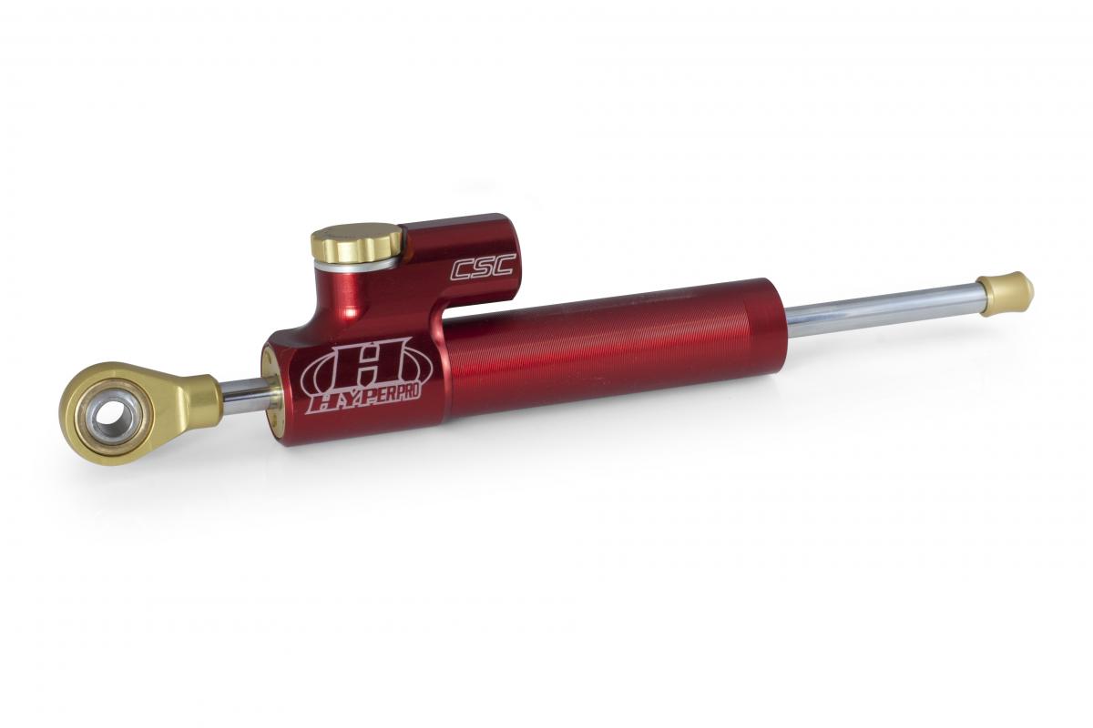 Steering damper S075 - CSC - R - Red LINEAR - REVERSED