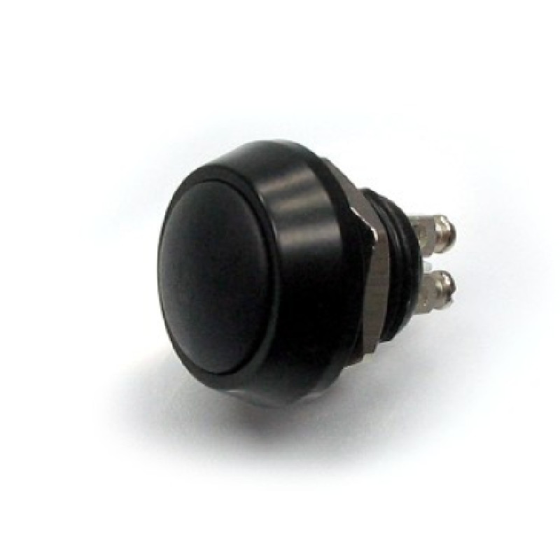 Push Button Compact(M12) svart