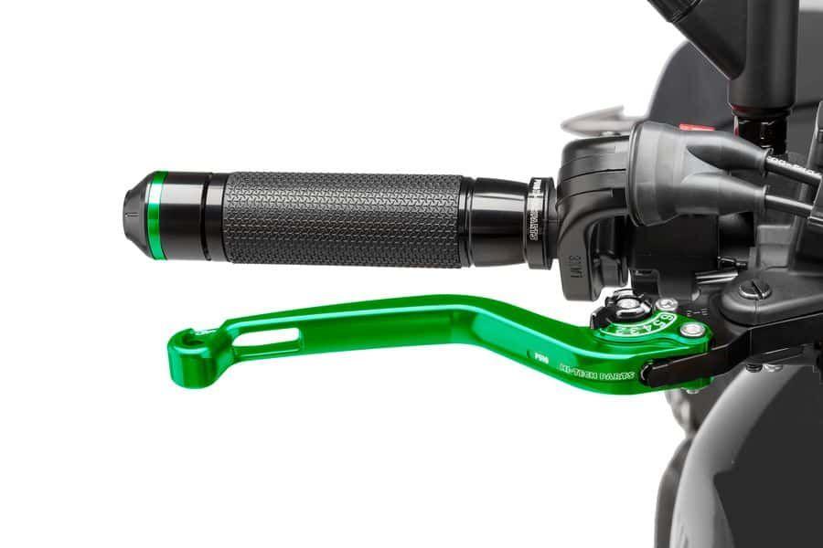 UNFOLDABLE BRAKE LEVER 16C/GREEN SELECTOR C/BLACK