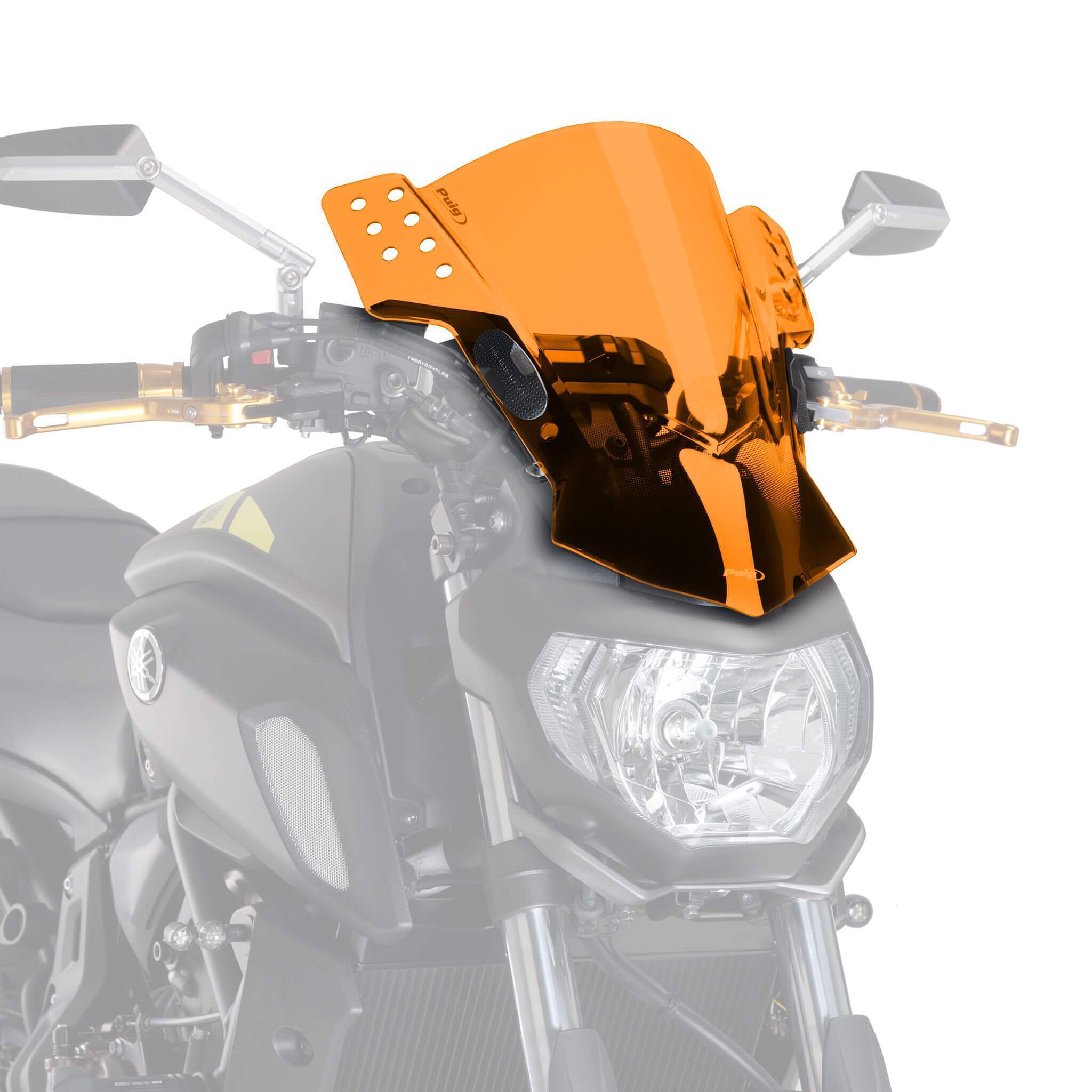 WINDSHIELD MODELO RAFALE UNIVERSAL C/ORANGE