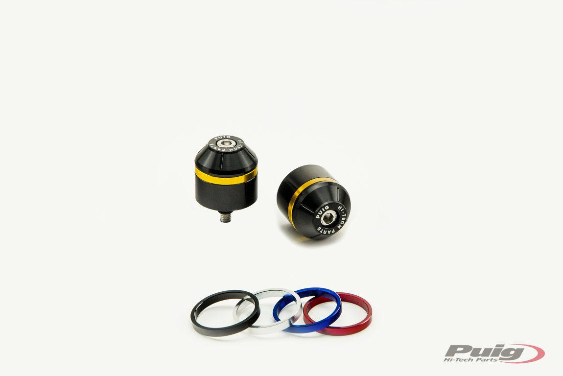 SHORT BAR END W/RINGS YZF-R1 15 C/BLACK