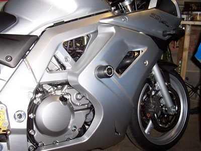 Crash Protectors Suzuki SV650 K3- (FULLY faired with Suzuki lowers)